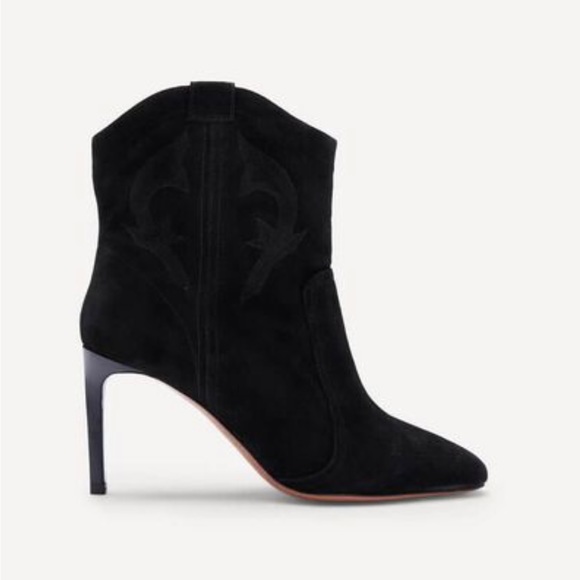 NEW ba&sh Heeled Black Ankle Boot Size 39 IT / 8.5 US - Picture 2 of 8